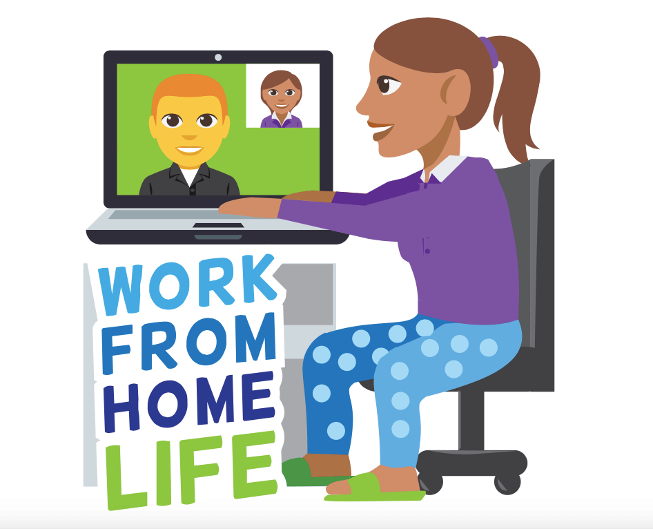 work from home life freemoji